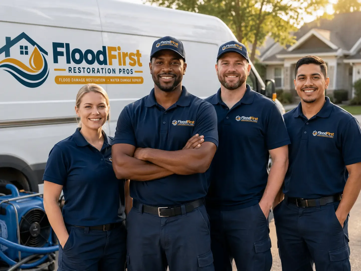 Flood Damage Restoration company in University Center, MI